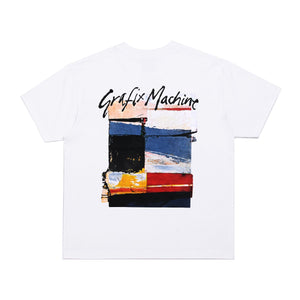 Deva States Machine Gfx Retro T-shirt - White