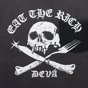 Deva States Famine T-Shirt - Washed Black