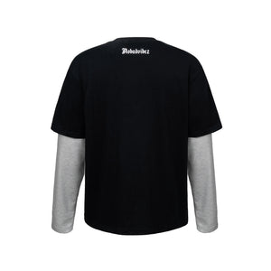 No Bad Vibez Y2K LS Tee - Black