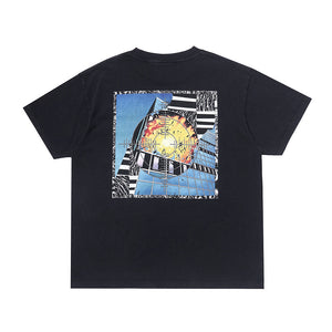 Deva States Pyro Gfx Retro Pocket T-shirt - Black