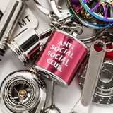 Anti Social Social Club Car Part Keychain – Multi