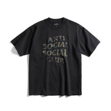 Anti Social Social Club Camo Applique Tee – Black/Camo