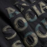 Anti Social Social Club Camo Applique Tee – Black/Camo