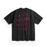 Anti Social Social Club Rhinestone Mind Games Tee – Black/Pink