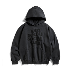 Anti Social Social Club Toned Down Applique Hoodie – Faded Black