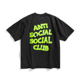 Anti Social Social Club I Glow in the Dark Tee – Black