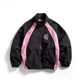 Anti Social Social Club Track Jacket – Black/Pink