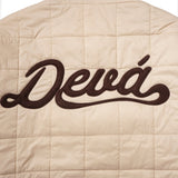 Deva States Script Quilted Fatigue Overshirt - Khaki