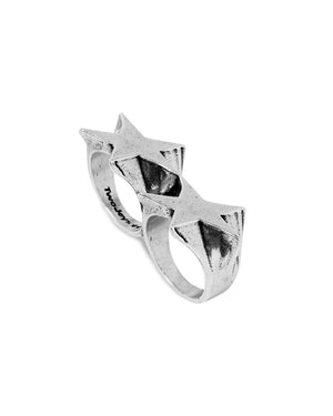 TwoJeys Superstar Knuckle Ring - Silver Plated