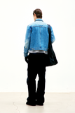 Coor Type 1 Washed Denim Trucker Jacket - Washed Indigo