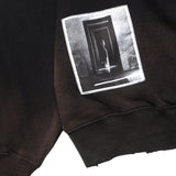 Deva States Recluse Distressed Crewneck Sweater - Black