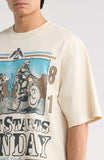 Diet Starts Monday 81 Racing Tee – Antique White