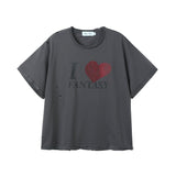 Puppet Theater I ♥ Fantasy Punk Tee - Charcoal