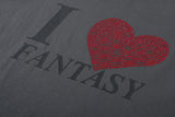 Puppet Theater I ♥ Fantasy Punk Tee - Charcoal