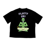 Fluttery Alien Tshirt - Black