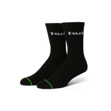 HUF 89 Crew Socks – Black