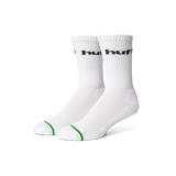 HUF 89 Crew Socks – White