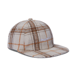 HUF 98 Plaid 5 Panel Hat - Oatmeal