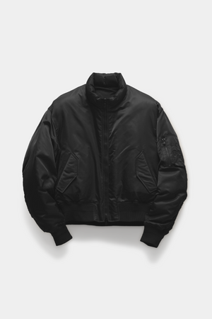 Coor Stand Collar Neck Down Puffer- Black