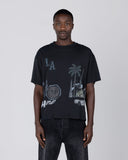 Honor the Gift All Over Los Angeles Tee - Black
