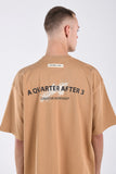 A Quarter After 3 Creative Workshop Tee - Light Brown