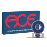 ACE High Performance Skateboard Bearings Single Set of 8