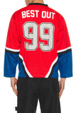 Badfriend BF Hockey Jersey - Red/Navy