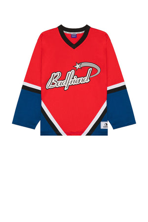 Badfriend BF Hockey Jersey - Red/Navy