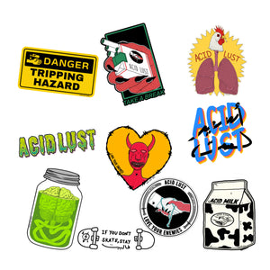Acid Lust Sticker Pack