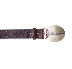 Badfriend Oval Studded Belt Leather – Brown