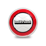 Badfriend Soccer Ball - White/Red