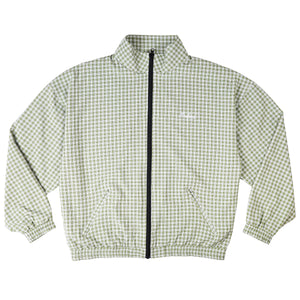 BadFriend Gingham Plaid Full Zip Jacket – Check Green