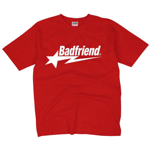 BadFriend Star Logo Tee – Red