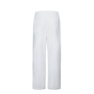 No Bad Vibez Big Boy Nylon Pants - White
