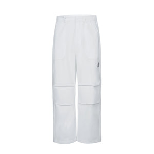 No Bad Vibez Big Boy Nylon Pants - White
