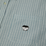HUF Big Block Striped Shirt – Light Blue