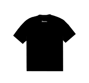 No Bad Vibez Front Letter Tee - Black