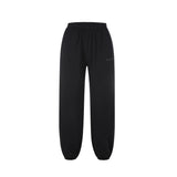 No Bad Vibez Blk on Blk Baggy Sweatpants - Black