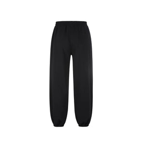 No Bad Vibez Blk on Blk Baggy Sweatpants - Black