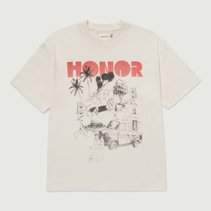 Honor The Gift Block Party T-Shirt – Bone