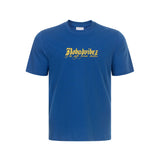 No Bad Vibez BLUYLW Tee - Blue