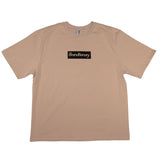 Brandtionary Box Logo Tee - Vintage Tan