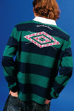 Butter Goods X Umbro Victory Rugby Polo - Navy Forest
