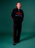 Butter Goods X Umbro Diamond Fleece Zip-Thru Jacket - Black