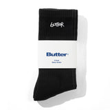 Butter Goods 3-Pack Basic Socks - Black