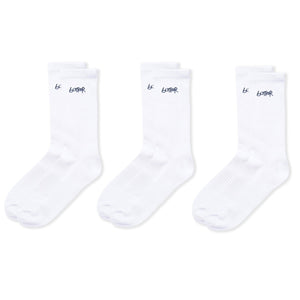 Butter Goods 3-Pack Basic Socks - White