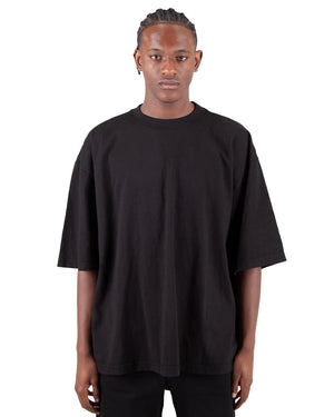 Shakawear Garment Dye Drop Shoulder Tee - Black
