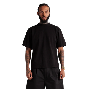 Shakawear Max Heavyweight Cropped Tee - Black