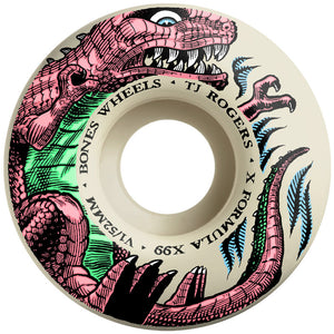 Bones X-Formula Rogers Dino-Sortas V1 99A Standard Wheels – 52mm