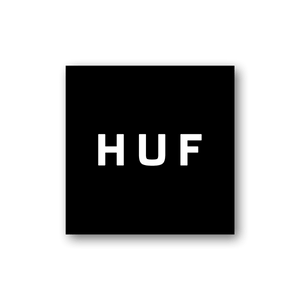 HUF Box Logo Sticker - Black